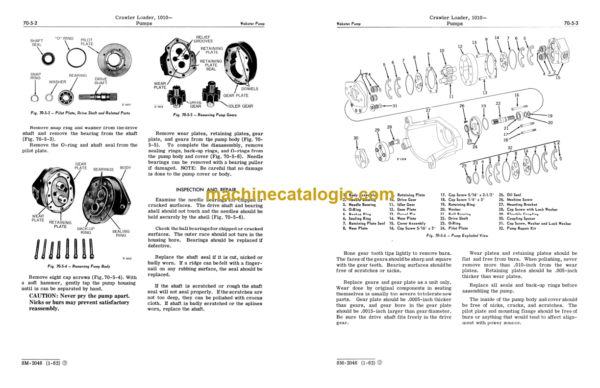 John Deere 1010 Crawler Loader Service Manual (SM2046)