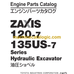 Hitachi ZX120-7 ZX135US-7 Hydraulic Excavator Series Engine Parts Catalog