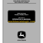 John Deere PRO850, PRO900, PRO911 Utility Backhoes Operator's Manual (OMKV18678)