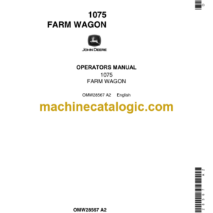 John Deere 1075 Farm Wagon Operator's Manual (OMW28567)