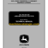 John Deere 425 445 and 455 Lawn and Garden Tractors Technical Manual (TM1517)