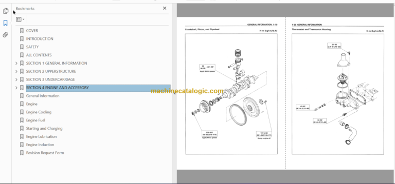 Hitachi EG70R EG110R Rubber Crawler Carrier Technical and Workshop Manual