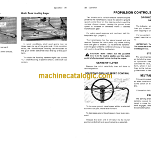 John Deere 4400 Combine Operator’s Manual (OMH84018)