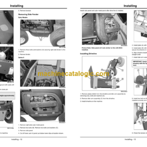 John Deere 600 Liter High Dump Material Collection System (MCS) Operator’s Manual (OMTCU31163)