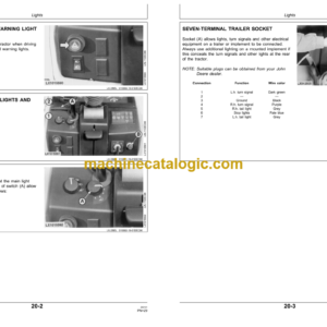 John Deere 6100, 6200, 6300 and 6400 SE Tractors Operator’s Manual (OMAL113183)