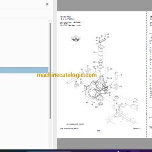 Hitachi ZX85USB-6 Hydraulic Excavator Parts Catalog & Equipment Components Parts Catalog