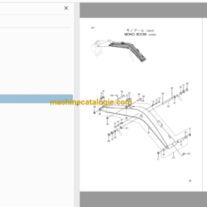 Hitachi EX135UR-5 EX135US-5 EX140US-5 Excavator Parts Catalog & Equipment Components Parts Catalog