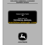 John Deere 790 Compact Utility Tractor Technical Manual (TM2088)