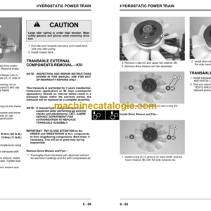 John Deere 1338 Gear, 1538 Gear, 1538 Hydro, 15538 Gear, 15538 Hydro, 1546 Gear, 1638 Hydro, 1646 Gear, 1646 Hydro Sabre Lawn Tractor Technical Manual (TMGX10131)