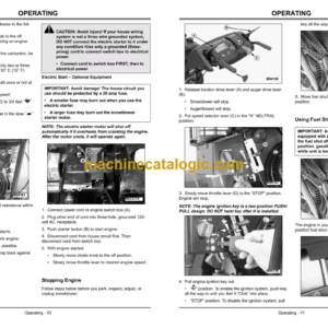 John Deere 724D Walk-Behind Snowblowers Operator’s Manual (OMM144062F0)