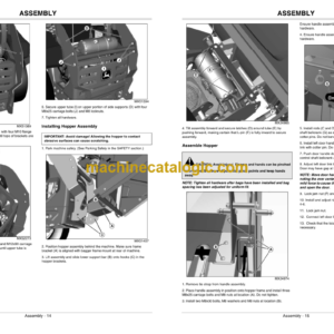 John Deere Dump From Seat 14 Bushel Blower and Rear Hopper Operator’s Manual (OMTCU33005)