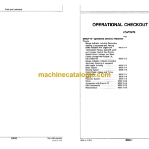 John Deere 340D and 440D Skidder 448D Grapple Skidder Operation and Tests Technical Manual (TM1436)