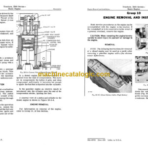 John Deere 2500 Series Tractors Technical Manual (SM2070)