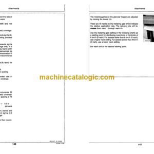 John Deere 7000 Flex-Fold 8-Row Wide and 12-Row Narrow Drawn Max-Emerge Planters Operator’s Manual (OMA49798)