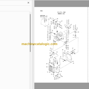 Hitachi EG30 Rubber Crawler Carrier Parts Catalog & Equipment Components Parts Catalog