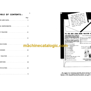 John Deere Model MC Tractor Operator’s Manual (OMTMC2551)