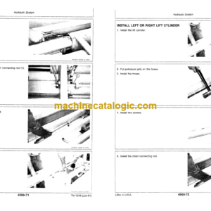 John Deere 480C Forklift Technical Manual (TM1249)