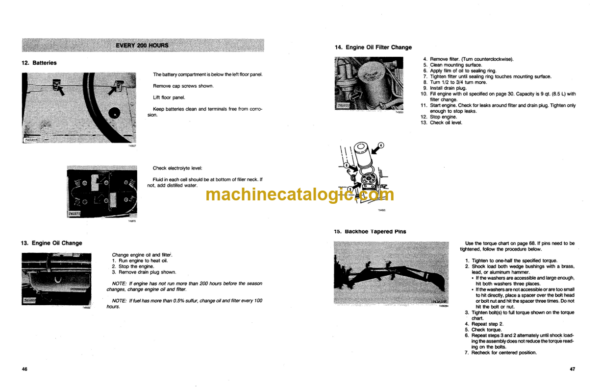 John Deere 310B Backhoe Loader Operator's Manual (OMT79465)