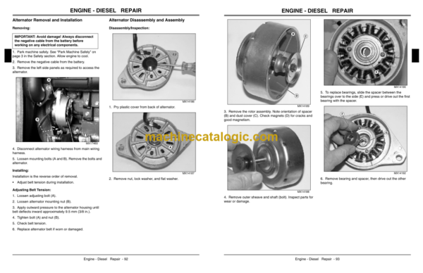 John Deere 790 Compact Utility Tractor Technical Manual (TM2088)