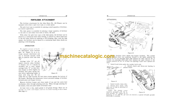 John Deere 490 Corn Planter Operator's Manual (OMB2856)