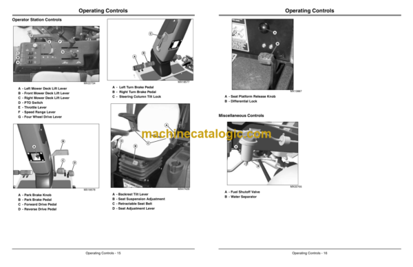 John Deere 1600 Turbo Wide Area Mower Operator's Manual (OMTCU28135)