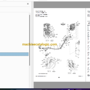 Hitachi ZX85USB-7 Hydraulic Excavator Parts Catalog & Engine Parts Catalog & Equipment Components Parts Catalog