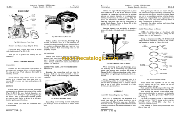 John Deere 1000 Series Crawler Tractors Service Manual (SM2034)