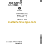 John Deere 30 Bale Ejector Operator's Manual (OME68109)