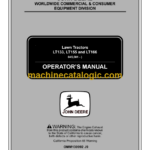 John Deere LT133, LT155 and LT166 Lawn Tractors Operator's Manual (OMM139992J9)