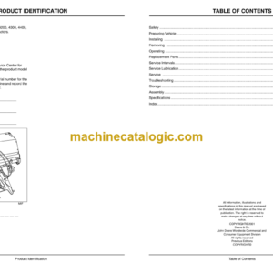 John Deere 60 Heavy Duty Rotary Broom for Compact Utility Tractors Operator’s Manual (OMM146796L1)