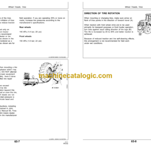 John Deere 6800 Tractor Operator’s Manual (OMAL81272)