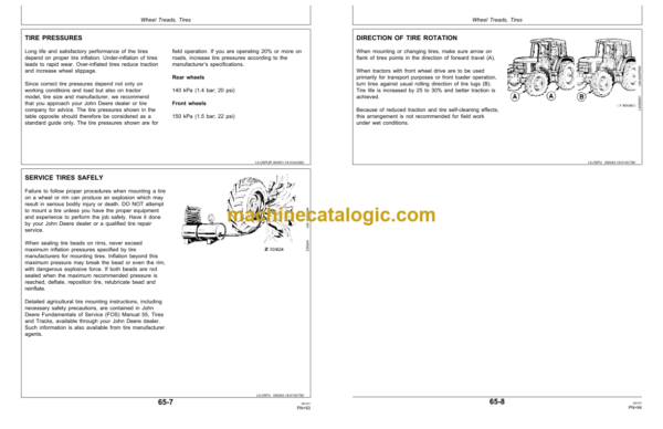 John Deere 6800 Tractor Operator's Manual (OMAL81272)