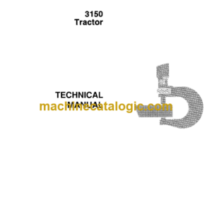 John Deere 3150 Tractor Technical Manual (TM4410)