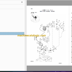 Hitachi ZX85USBLC-3 Hydraulic Excavator Parts Catalog & Equipment Components Parts Catalog