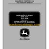 John Deere BA72, BA84, BP72, BP84 Angle and Pick Up Brooms Operator's Manual (OMKV18659)