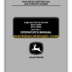 John Deere BA72, BA84, BP72, BP84 Angle and Pick Up Brooms Operator's Manual (OMKV18659)
