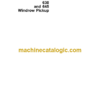 John Deere 630 and 645 Windrow Pickup Operator's Manual (OMCC35248)