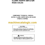 John Deere Clark Hurth 36R & 42R Rigid Axles Component Technical Manual (CTM319)