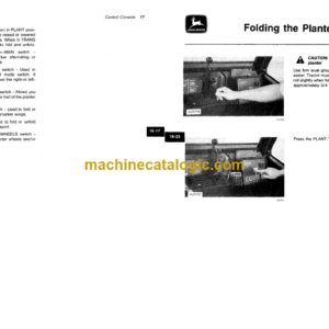 John Deere 7000 FOLDING 24-ROW NARROW MAX-EMERGE PLANTER Operator’s Manual (OMA43719)