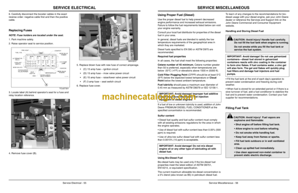 John Deere 2020A and 2030A ProGator Utility Vehicle Operator's Manual (OMTCU29535)