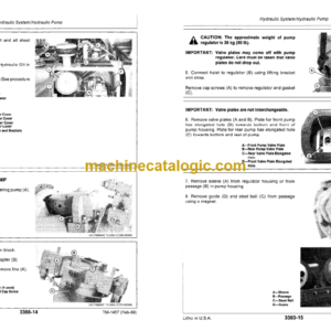 John Deere 495D Excavator Repair Technical Manual (TM1457)