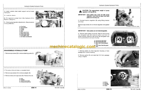 John Deere 495D Excavator Repair Technical Manual (TM1457)