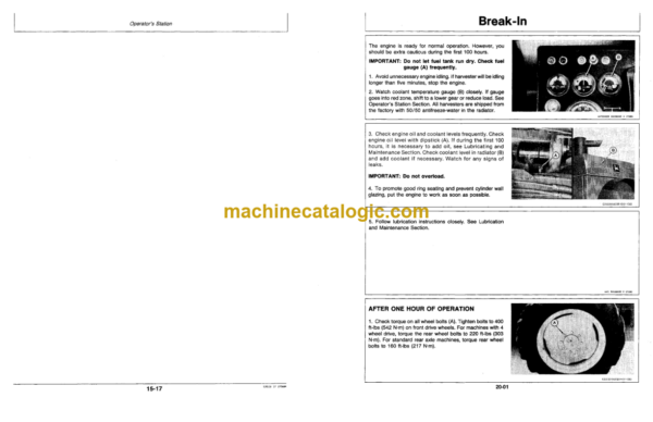 John Deere 5720 and 5820 Self-Propelled Forage Harvester Operator's Manual (OME73767)