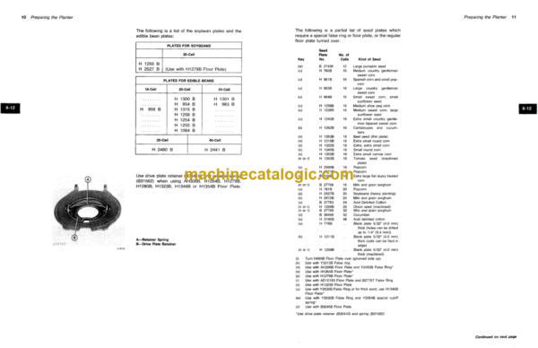 John Deere 7000 FOLDING 24-ROW NARROW MAX-EMERGE PLANTER Operator's Manual (OMA43719)