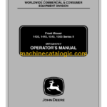 John Deere 1435, 1445, 1545, 1565 Series-2 Front Mower Operator's Manual (OMTCU24078)