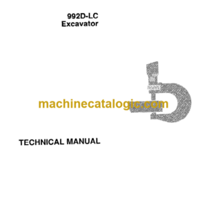 John Deere 992D-LC Excavator Technical Manual (TM1463)