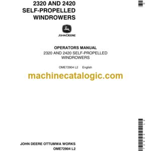 John Deere 1418 Rotary Cutter Operator's Manual (OMW38938)