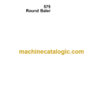 John Deere 575 Round Baler Operator's Manual (OMCC40847)