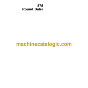 John Deere 575 Round Baler Operator's Manual (OMCC40847)