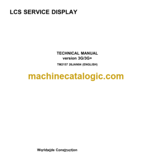 John Deere LCS Service Display Technical Manual (TM2157)